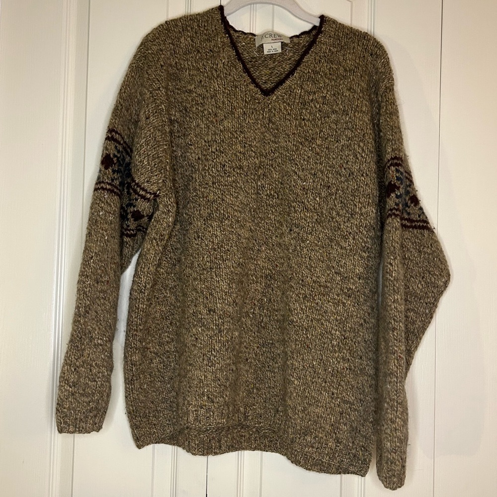 Women’s Thick Handknit J. Crew Sweater | Size L